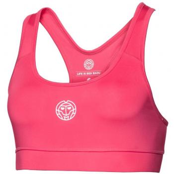 Luna Basic Bra – Coral/White