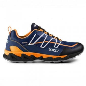 Calzado de Seguridad Sparco Torque Charade 01 SRA Azul Marino/Naranja Talla 43