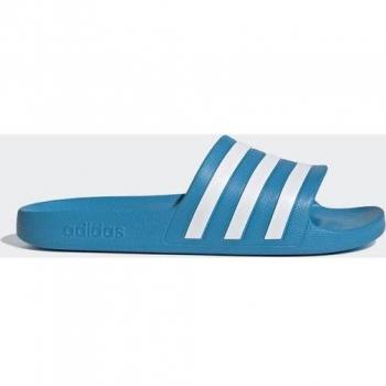 Adidas Adilette Aqua Slides, Size: UK 9, Colour: Blue/White/Blue