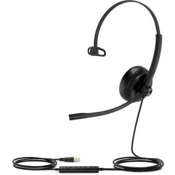 Auriculares Yealink UH34 Mono UC con Micrófono con Cancelación de Ruido y Conexión USB Tipo A
