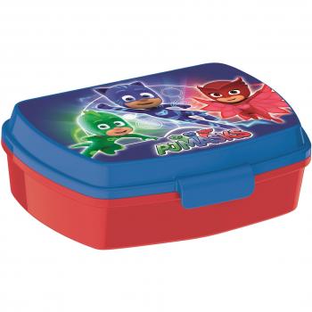 | Pj Masks | Sandwichera Para Niños Decorada - Fiambrera Infantil | Caja Para El Almuerzo Y Porta Merienda Para Colegio - Lonchera