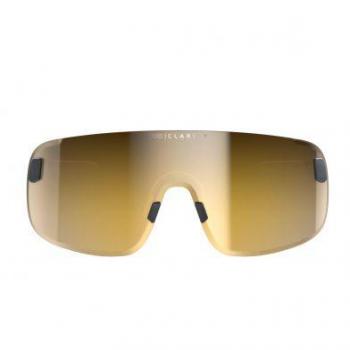 Gafas POC Elicit Uranium Black con lente Clarity Road y filtro Partly Sunny Gold