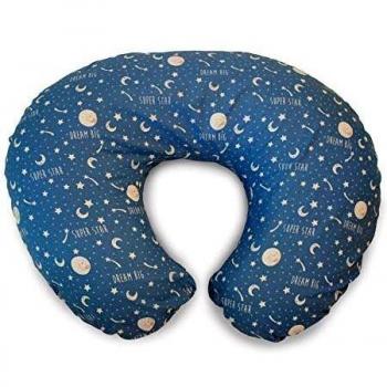 Boppy Cojín de Lactancia para bebés de 0 Meses, Forma ergonómica con Miracle Middle Insert – Cojín de Lactancia y Nido para Lactancia, cojín de Asiento para bebé