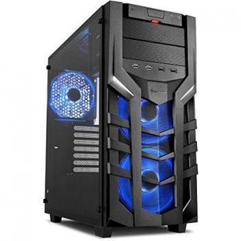 Sharkoon DG7000-G RGB Negro Carcasa de Ordenador - Caja de Ordenador