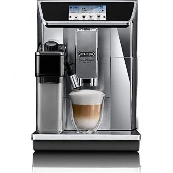 Cafetera Espresso Superautomática DeLonghi PrimaDonna Elite ECAM 656.75.MS Acero Inoxidable/Negro, Control por App, Pantalla Táctil de 4.3, Función de Espuma