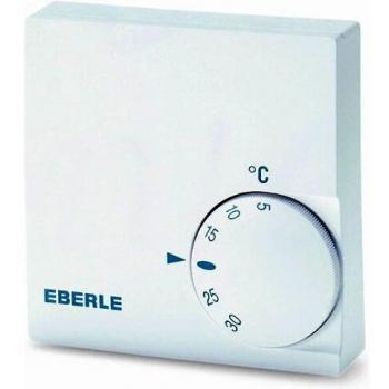 Termostato de ambiente Eberle RTR-E 6121, montaje en superficie, IP30, 230V, rango de temperatura 5-30°C, capacidad de 10A