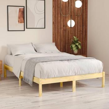Cama King Size de madera maciza 150x200 cm