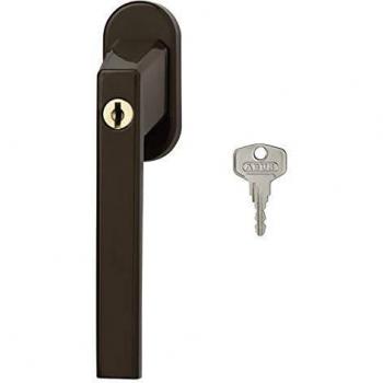 Abus 592225 FG110 B - Manilla con Cerrojo para Ventana, Color marrón