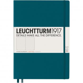 Cuaderno de Notas A4 Slim Tapa Dura Puntos Leuchtturm1917 Verde Pacífico.