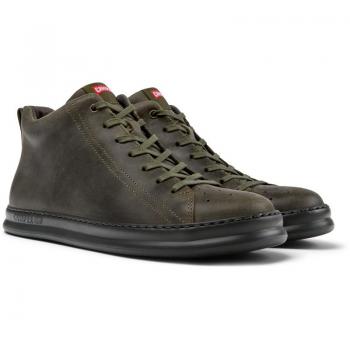 Camper Runner Four Men's Suede Ankle Boots - Green Size 40