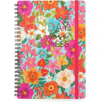 Agenda Espiral Legami Large Semana Vista Multilingüe 2024 Flowers
