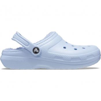 Crocs Women's Classic Lined Clogs - Blue - Size 5