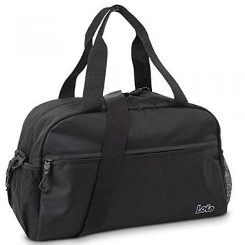 Bolso de Viaje Unisex Lois - Bolsa Deportiva Resistente y Ligera en Negro, Ideal para Mujer y Hombre