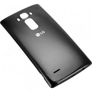 TPC© Tapa de Bateria Original LG Flex 2 H955, Battery Cover Black, Negro Bulk