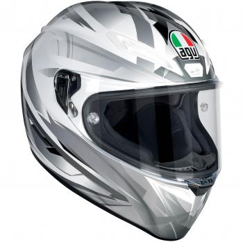 Casco AGV Veloce S Freccia Gris Blanco 2XL