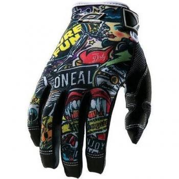 O'Neal Jump Crank Guantes de Bicicleta, Negro