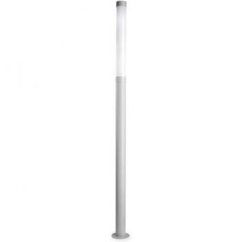 Bolardo de jardín de aluminio gris Lyon 230,2 cm