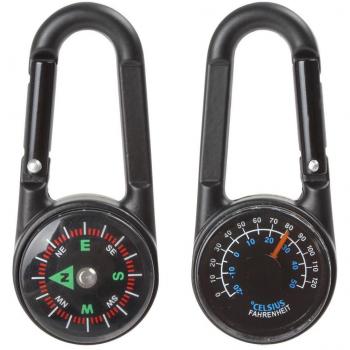 ã Mejor Deals para Navidad ã OriGlam mejor clip mosquetÃ³n llavero con brÃºjula y termÃ³metro para Camping, escalada, senderismo, caza