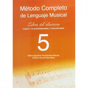 MÉTODO COMPLETO DE LENGUAJE MUSICAL 5º NIVEL. LIBRO DEL ALUMNO