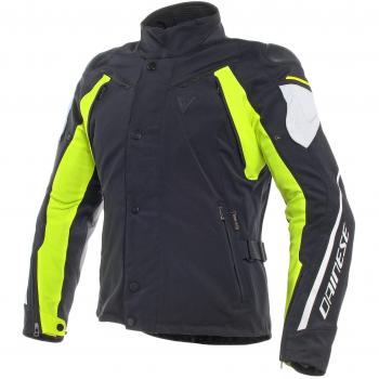 Chaqueta DAINESE Hombre Masaje DE Lluvia D-Dry Negro Gris Amarillo TAMAÑO Fluo 52