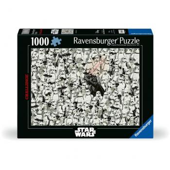 Puzzle Desafío Star Wars - Darth Vader y sus Clon Troopers 1000 Piezas, Ravensburger
