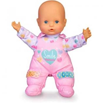 Nenuco - Tiras, Cuerpo Blandito con Sonidos de Bebé, Dice Papá y Mamá, Llora y Se Ríe, Incluye Tiras de Quita y Pon, J