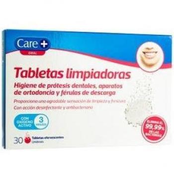 Care+ Tableta Limpiadora de Prótesis Dental 30 Uds