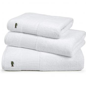 Toalla de baño Lacoste de algodón orgánico con 600 gr/m2