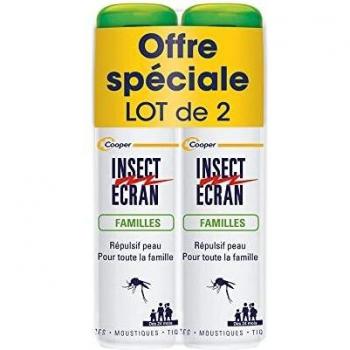 Spray Antimosquitos Insect Ecran Familiar 2x100ml