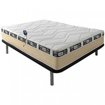 Colchón Visco Gel Masaje Unic Carbon 90x190 cm Eco-de