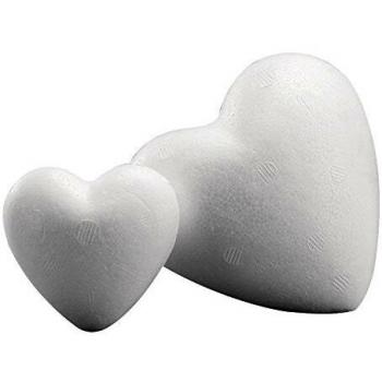 Rayher 3305000 Corazón de poliestireno, 5 cm