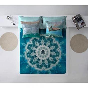 ICEHOME Funda Nórdica Mandala Sea Cama 180