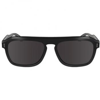 Calvin Klein CK24504S Unisex Sunglasses - Black Frame with Grey Lenses, Size 56mm