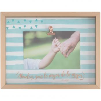 Mr. Wonderful Marco de Fotos Abuelos, Mejor, Madera,, 26x20x3 cm