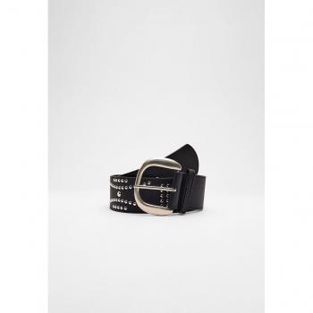 Stradivarius Wide Black Studded Belt 30/80