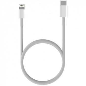 Aisens A102-0543 Cable USB 2.0 Tipo-C a Lightning, Macho a Macho, 50 cm, Blanco