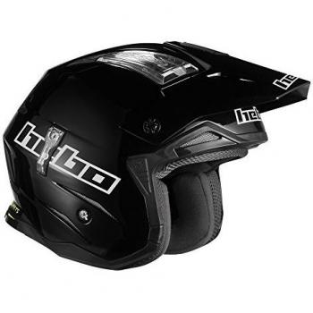 HEBO Trial Zone 4 Casco, Negro, Talla XL