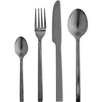 Kave Home - Set Crisps de 16 Cubiertos Plateado