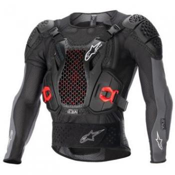 Chaqueta protectora Alpinestars Bionic Plus V2 - Negro Rojo (2XL)