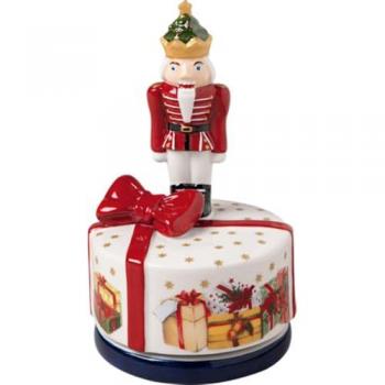 Villeroy & Boch Nostalgic Melody Rotating Nutcracker Musical Decoration 15 cm