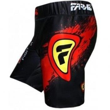 Farabi Sports MMA Short Vale tudo Pantalones Cortos de compresión Grappling Fight Training Match Compression Tight