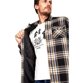 Norton Chaqueta Sobrecamisa Cuadros Negros XL