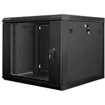 Armario Rack LANBERG 9U 600X600X501 Auto ENSAMBLADO 19 hasta 60 KG Negro