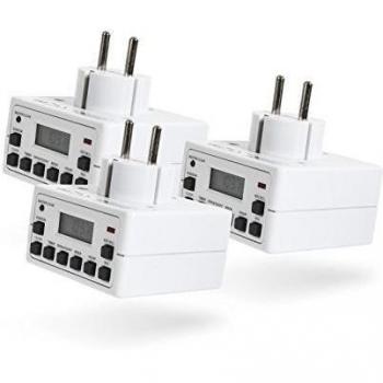 Goobay NK ZSU 4 ZEITSCHALTUHR Digital Daily/Weekly Timer Blanco - Temporizador