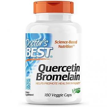 Quercetin Bromelain 180 Veggie Capsules - Doctor's Best