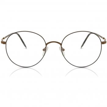 Montura completa metálica marrón para hombre - Gafas recetadas anti-azules - SmartBuy Collection