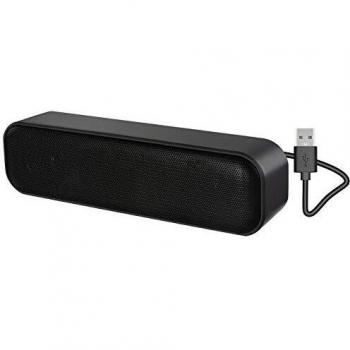 Altavoz de computadora, Altavoces USB para Ordenador Mini Barra de Sonido Portátiles Altavoz de Sonido estéreo para Escritorio, PC con Windows, Ordenador Portátil- Plug and Play