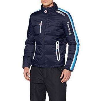Superdry Trans ALP SKI Fuji Jacket Chaqueta, Hombre, Azul Marino, Small