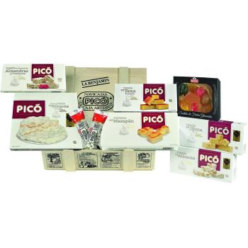 Picó Lote de Turrones Navicaja La Benjamin - 1850 gr