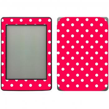 Motivos Disagu Design Skin para Amazon Kindle Paperwhite: Rot Weiß gepunktet